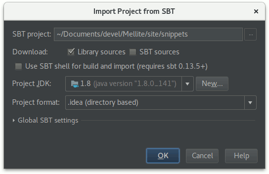 IC Import from SBT